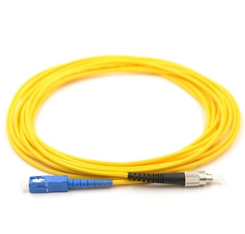 SC/UPC to FC/UPC Fiber Optic Patch Cable Simplex Singlemode